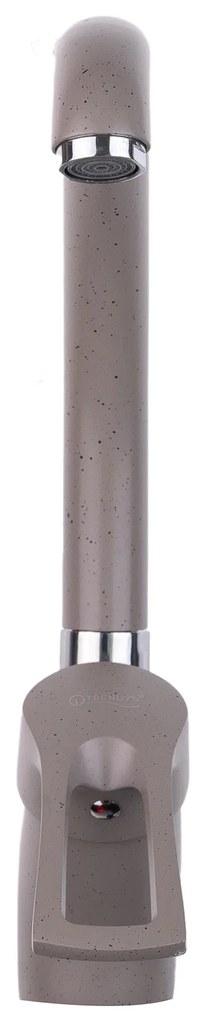 Baterie bucatarie TRENDY’S, tip lebada, granit gri