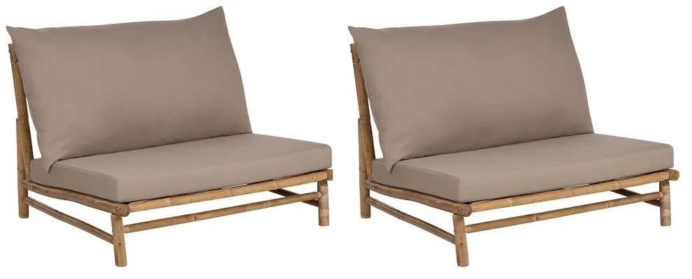 Set 2 buc scaune de grădină Theta (lemn deschis + gri închis) . 1076170