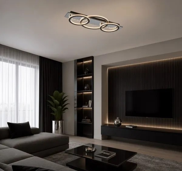 Rabalux 71498 - Plafonieră LED dimabilă LUNAVA 40W/230V 3000-6500K + telecomandă