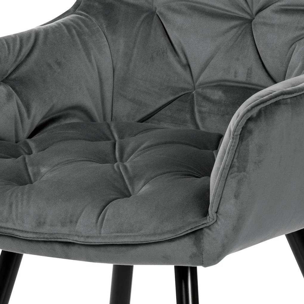 Set de scaune de sufragerie DCH-421 GREY4, 2 buc.