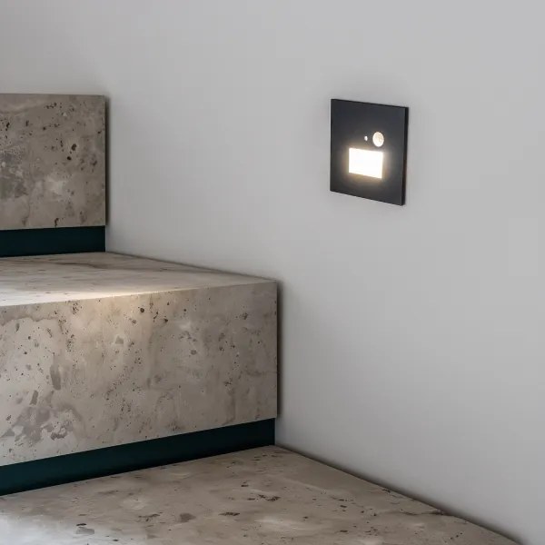 Aplica pentru scări cu senzor de mișcare LED/1,5W/230V 3000/4000/6000K antracit