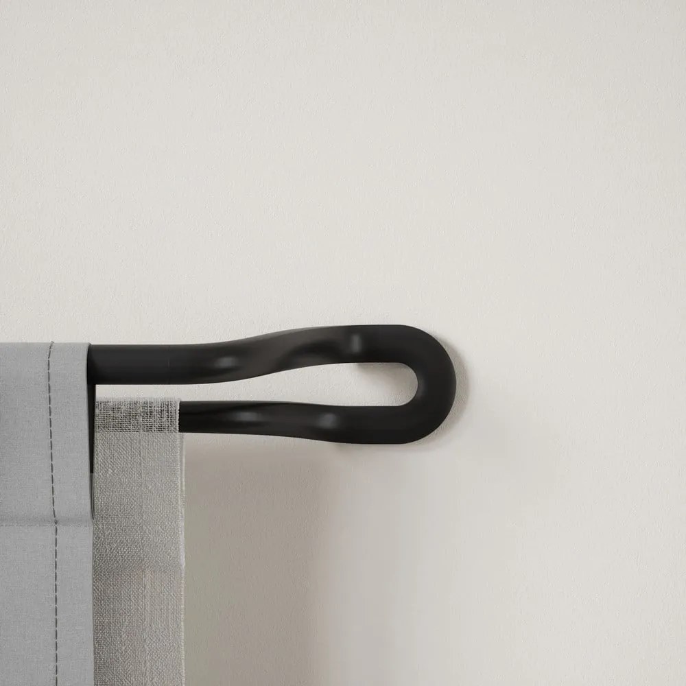 Galerie de perdea extensibilă 107-305 cm din oțel Midnight – Umbra