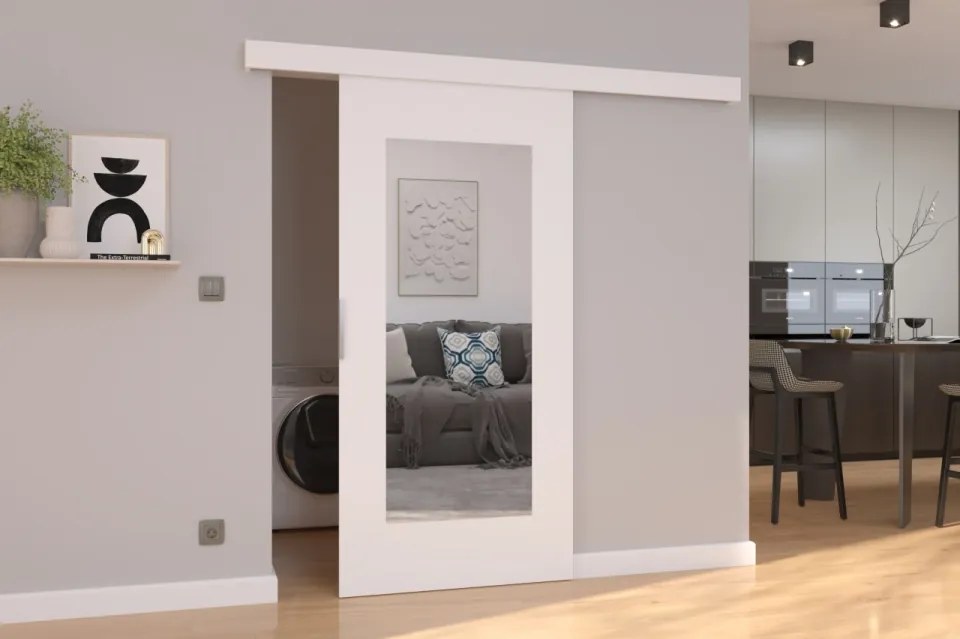 Usa glisanta, Nela, ADRK Furniture (Culoare: Sonoma, Latime: 76 cm)