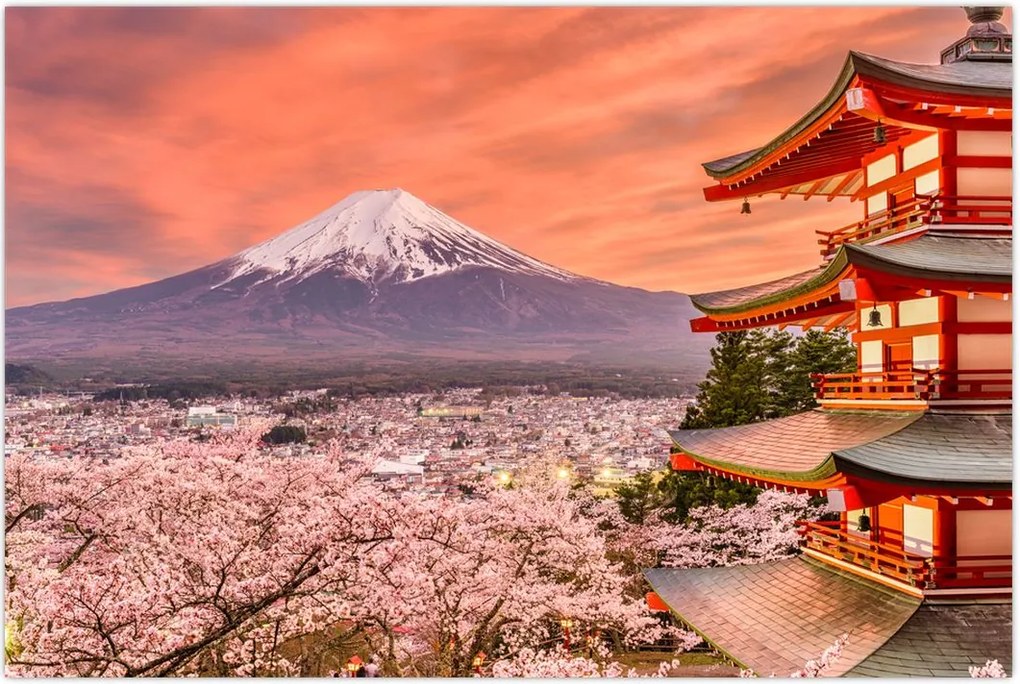 Tablou - Fujiyoshida, Japonia (90x60 cm)