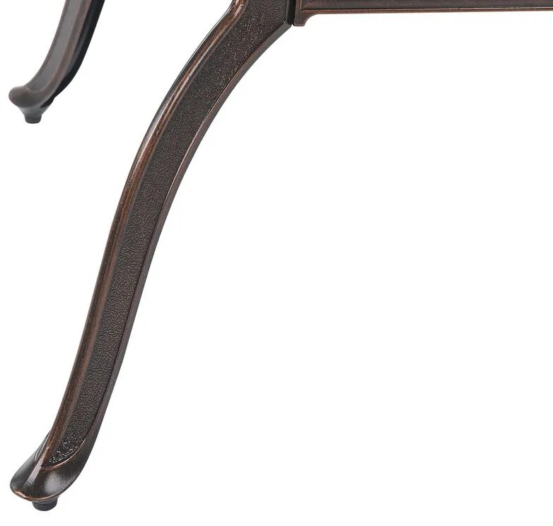 Masă de grădină 102 cm SALIO (MDF) (maro) (pentru 4 persoane). 1018808