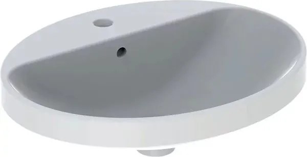 Lavoar incastrat Geberit Variform 55 cm cu orificiu baterie cu orificiu preaplin
