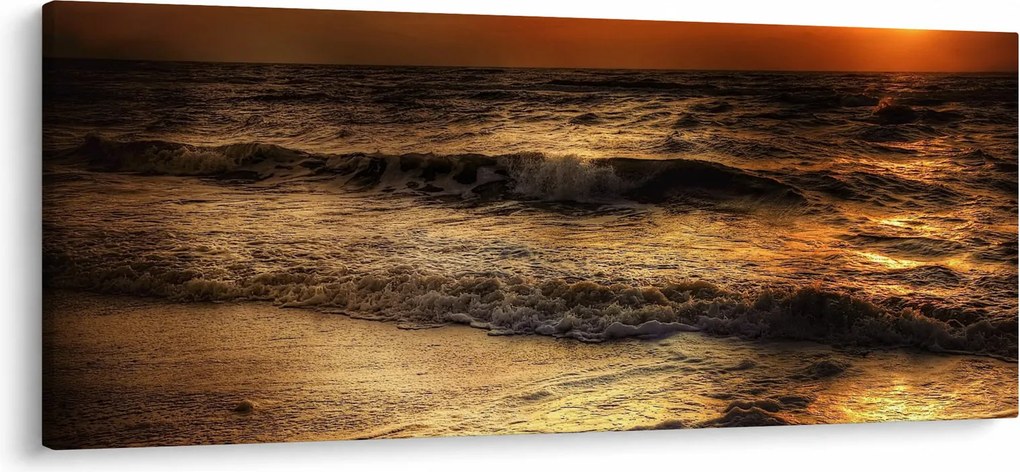 Tablou - Valuri la mal (120x50 cm)