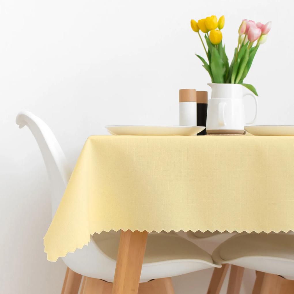 Goldea față de masă teflonată - galben deschis 100 x 140 cm