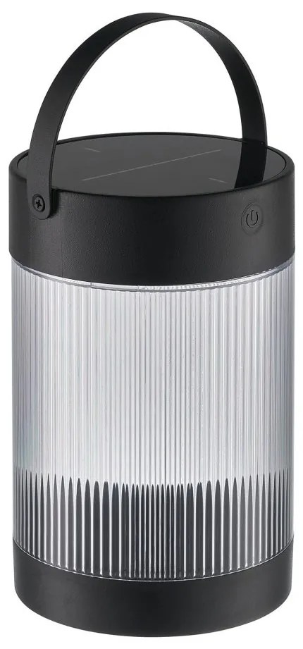 Lampa portabila solara, 3-step Moodmaker, protectie IP44, Coupar negru