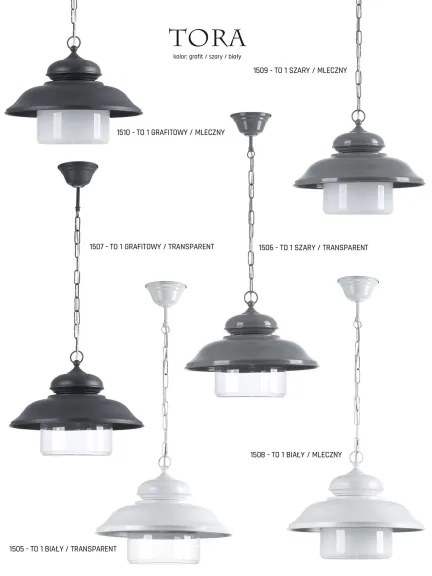 Jupiter 1505 - Lustra cu lant TORA 1xE27/60W/230V