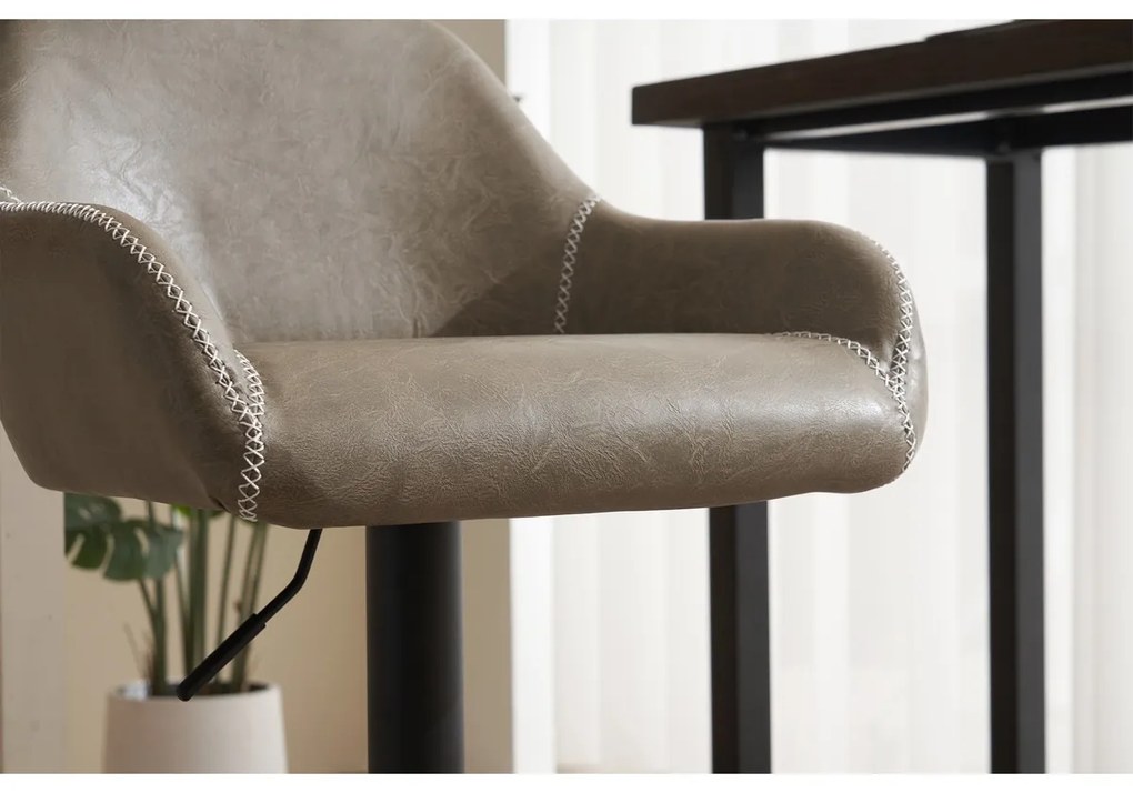 Set de scaune de bar B-716 GREY3, 2 buc