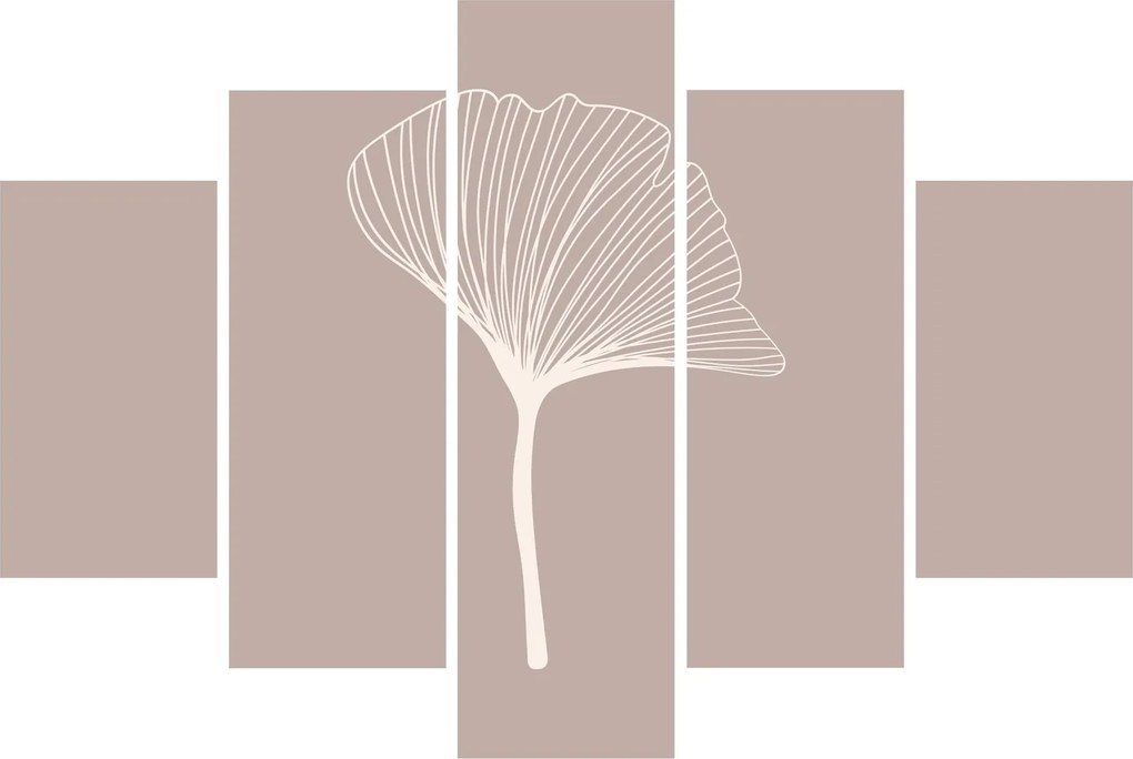 Tablou - Frunze bej N⁰5 (150x105 cm)