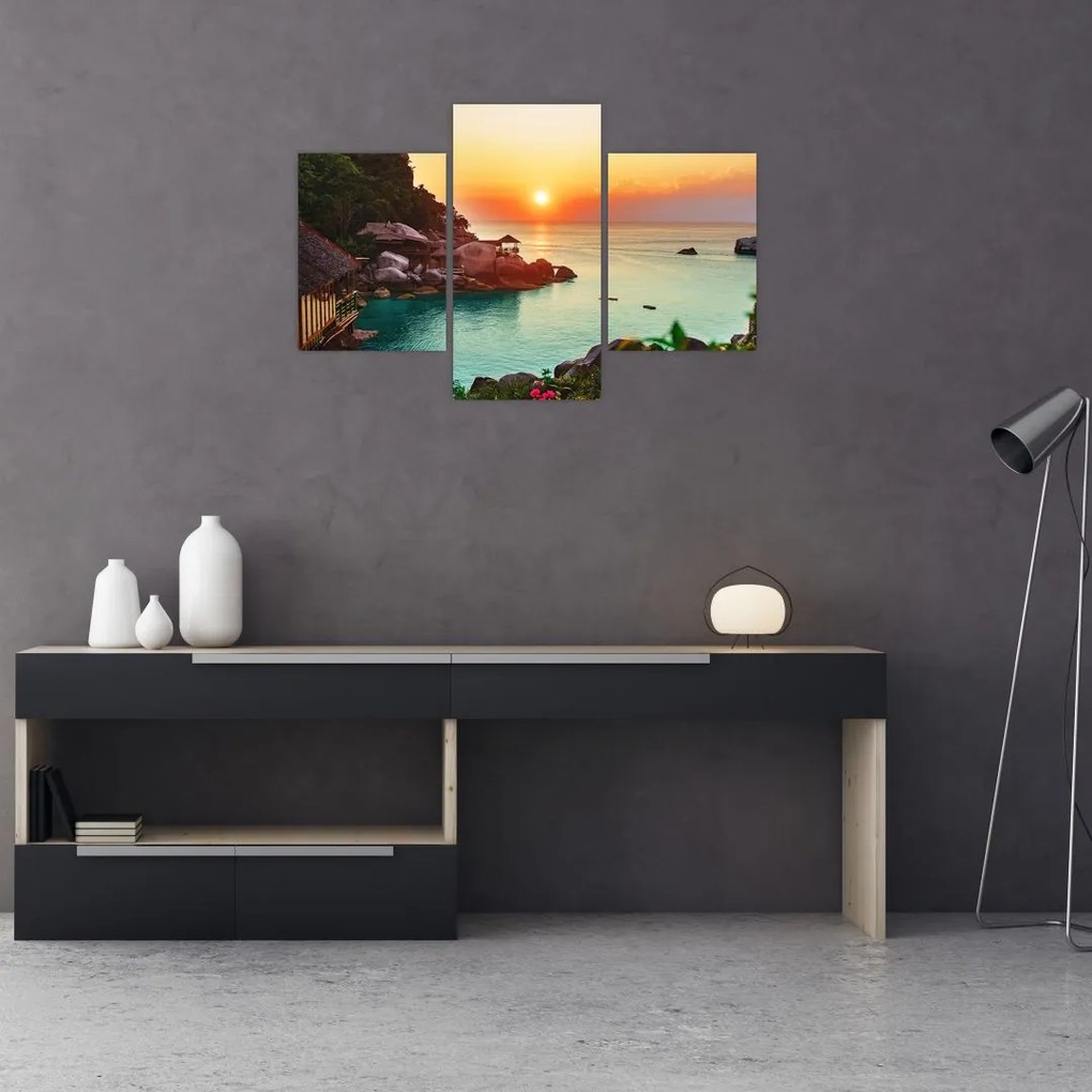 Tablou cu plaja frumoasă (90x60 cm)