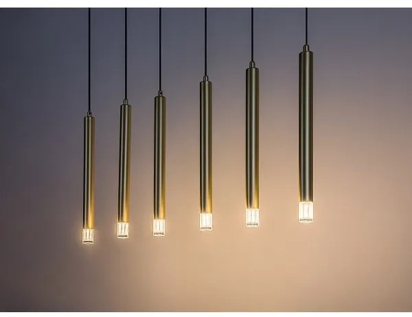 Lustră pe cablu Rabalux 72363 RAMIRA 6xG9/5W/230V auriu