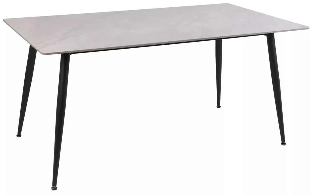 Masa Rion gri/negru L160x90 cm