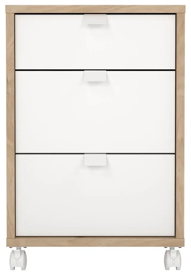 Dulap alb/cu aspect de lemn de stejar 41x61 cm Sign – Tvilum