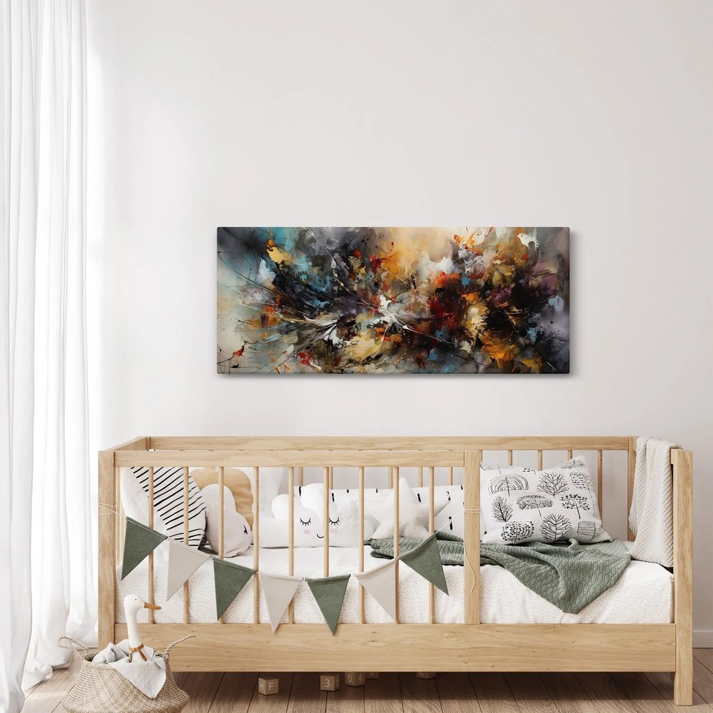 Tablou - Grafică abstractă (120x50 cm)