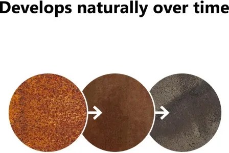 Nordlux - Lampă de exterior HELIX, 1x GU10/8W, 230V, IP44, finisaj ruginiu, 80 cm