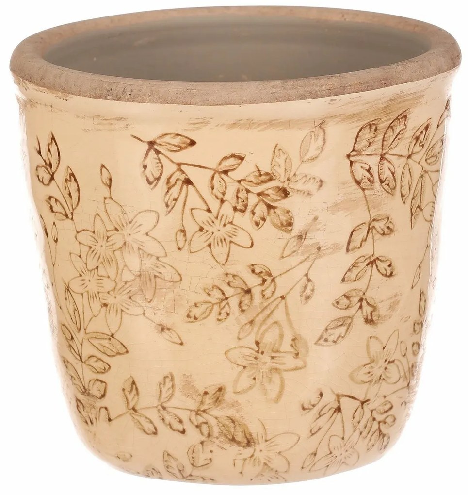 Vase ceramică pentru flori Flores retro, 13 x 12cm, 13 cm