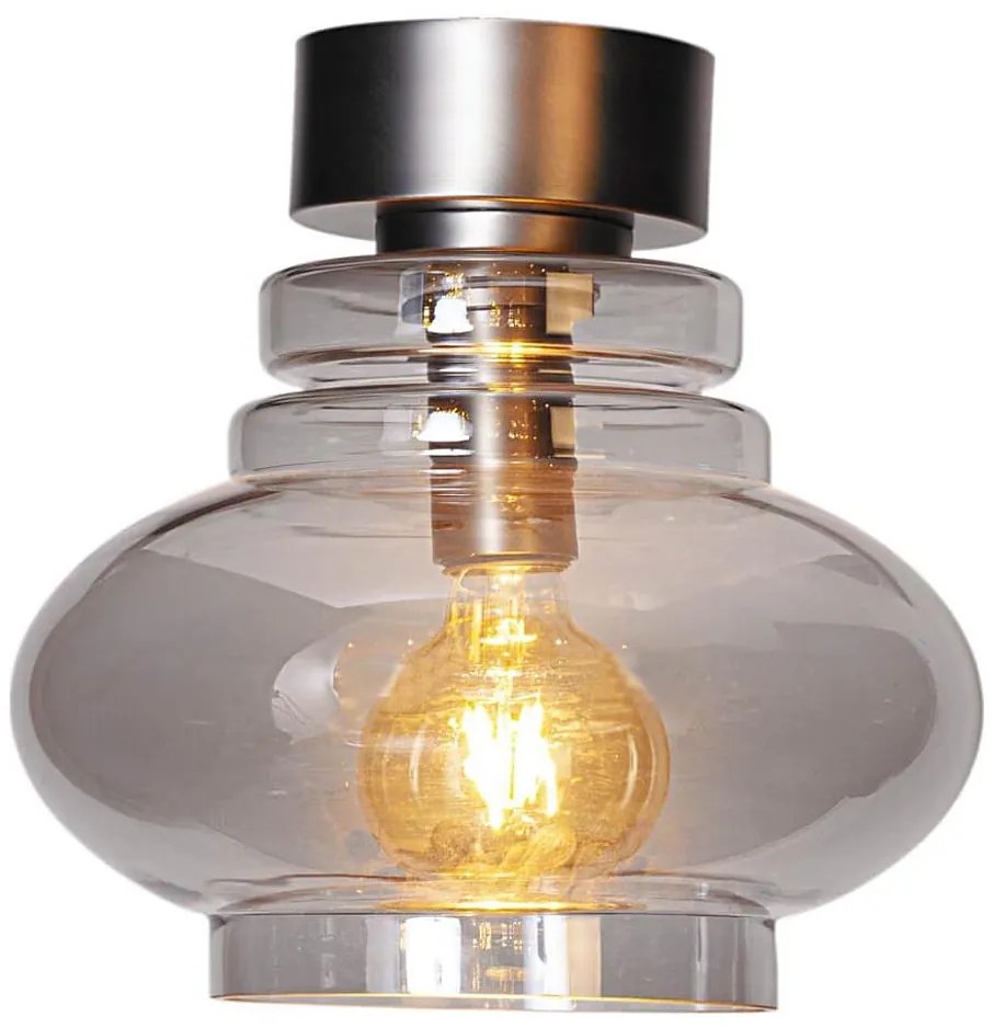 ByRydens 4202200-4500 - Plafonieră DOLORES 1xE27/5W/230V diam. 30 cm gri/fumuriu