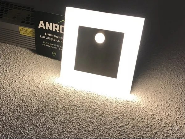 Corp de iluminat LED pentru scări APUS cu senzor LED/0,8W/12V 3000K Kanlux 27370