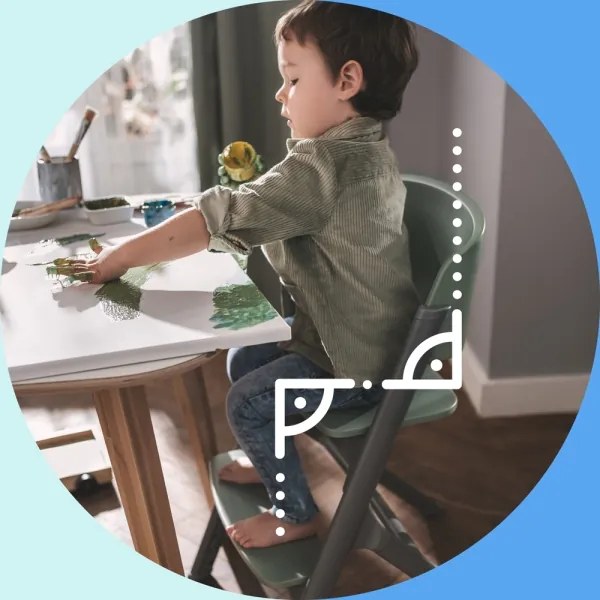 Scaun de masă pentru copii 3 în 1 KINDERKRAFT SELECT LIVY Premium stejar + șezlong CALMEE