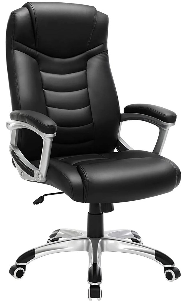 Scaun de birou directorial Design ergonomic Negru