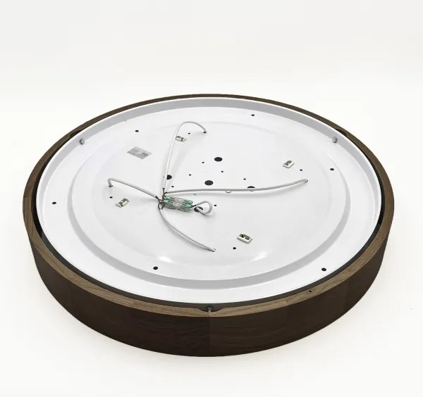 Brilagi - Plafonieră LED CARVALHO 4xE27/60W/230V, finisaj stejar-nuc, Ø 57,5 cm