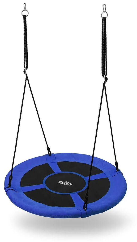 Leagan rotund material Albastru Negru