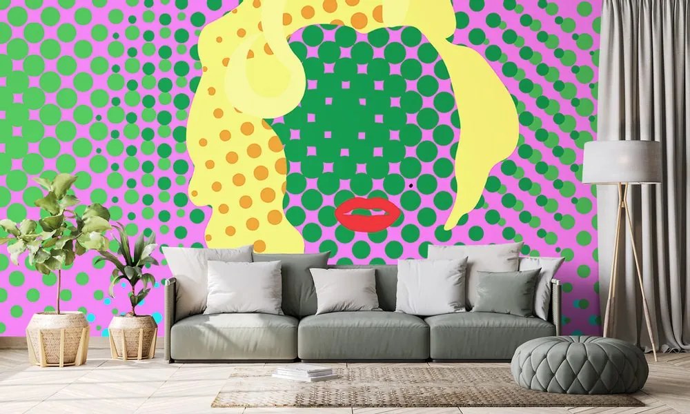 Tapet Marilyn Monroe în stil pop art