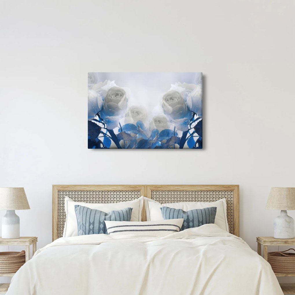 Tablou - Trandafir alb (90x60 cm)