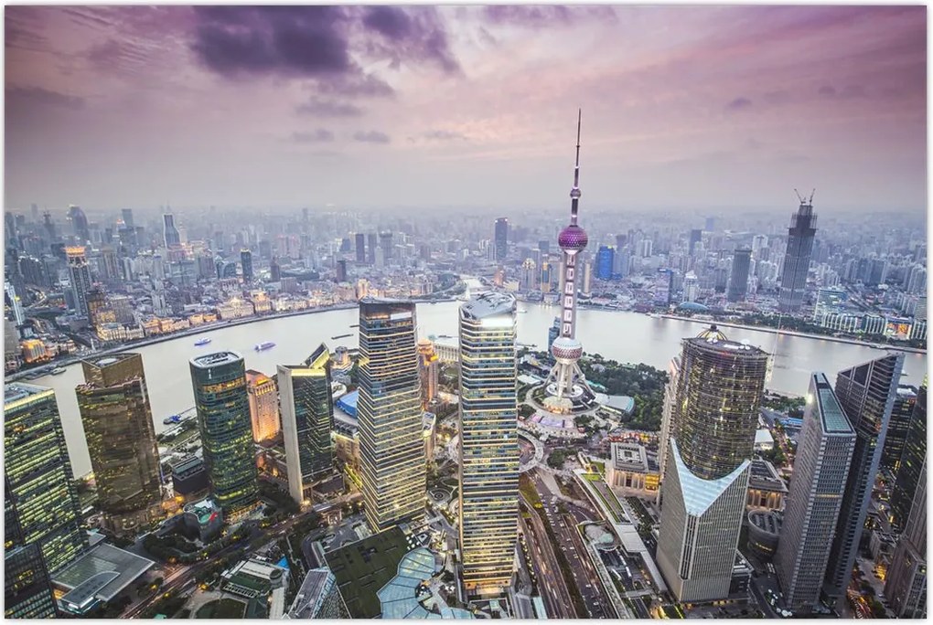 Tablou - Shanghai, China (90x60 cm)