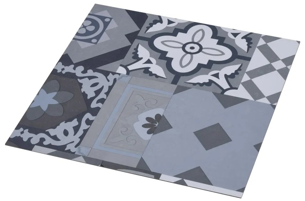 Placi de pardoseala autoadezive, 20 buc., colorat, PVC 1,86 m Model colorat, 1