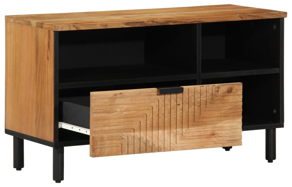 vidaXL Mobilier TV 80x33,5x46 cm Lemn solid de acacia