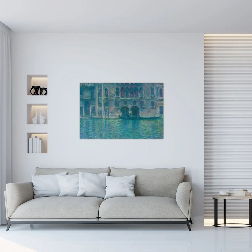 Tablou - Claude Monet, Palazzo da Mula, Venice, reproducere (90x60 cm)