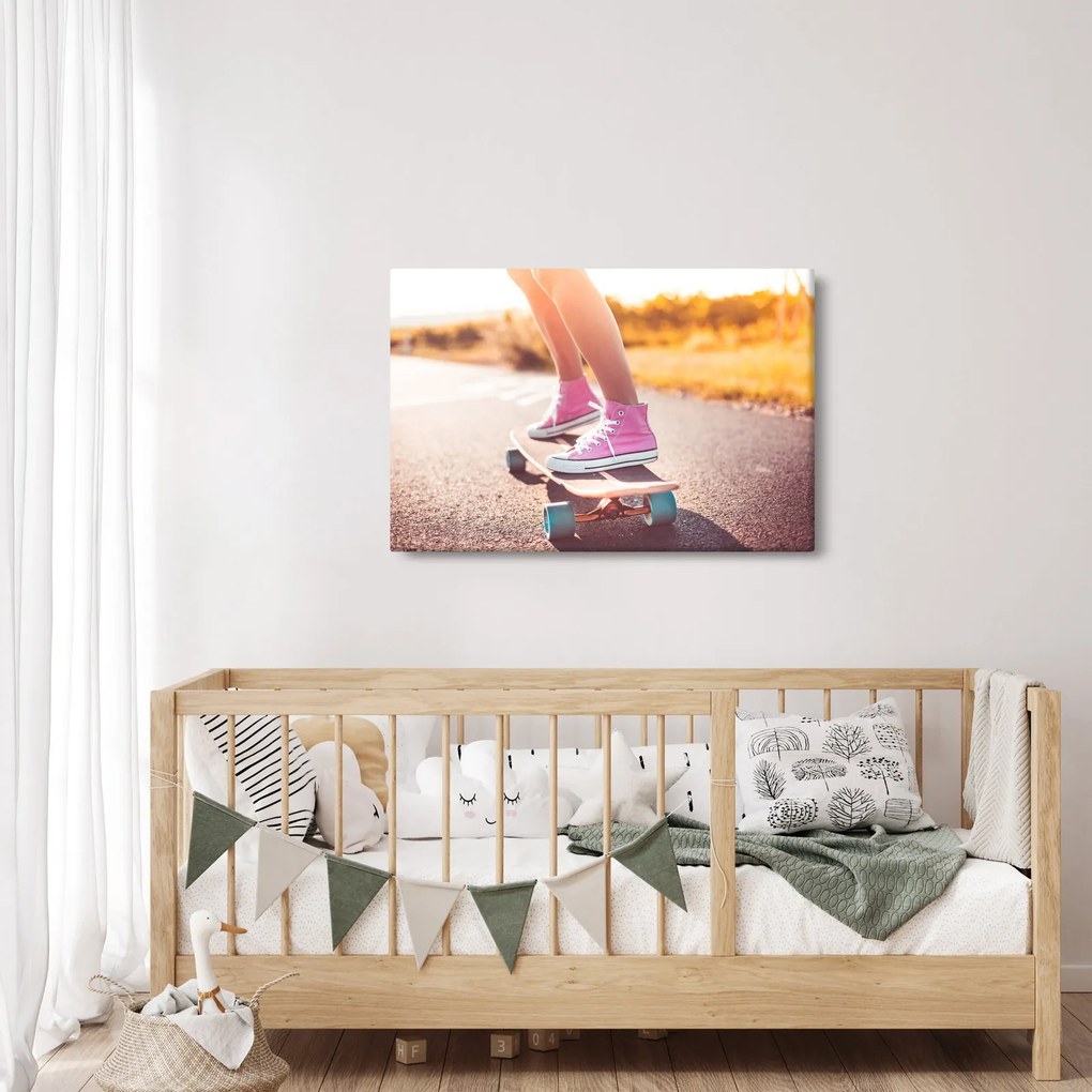 Tablou cu scateboard (90x60 cm)