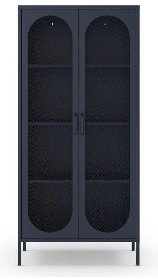 Dulap albastru închis 80x170 cm Diora – Marckeric