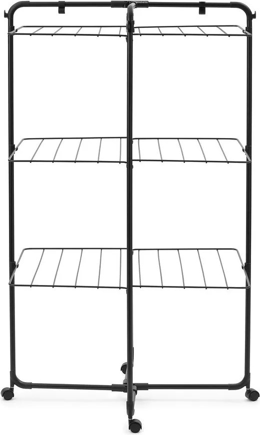 Uscător de rufe negru mat 23 m HangOn Tower – Brabantia