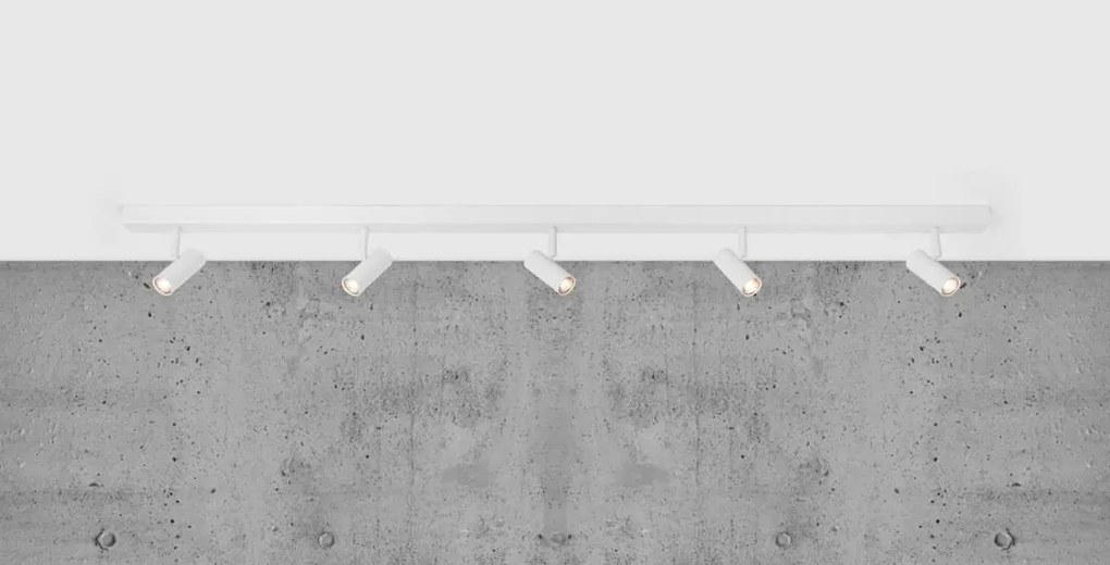 Lustra liniara cu 5 spoturi LED, 3-Step MOODMAKER Omari alb 2112203001 NL
