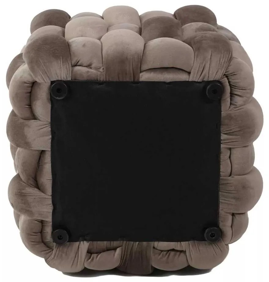 Taburet Vernier Velvet, bej