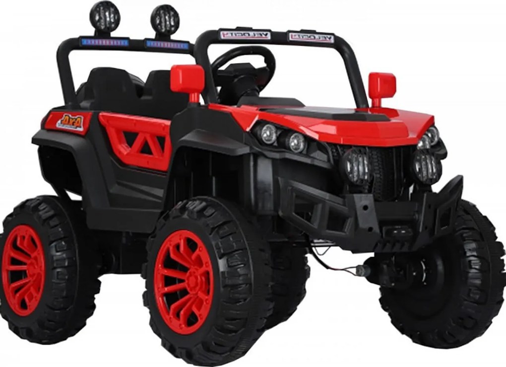 Masinuta Electrica cu acumulator pentru copii NOVOKIDS™ M-Buggy UTV, Cu faruri luminoase, Roti din cauciuc EVA, Telecomanda, 3-9 ani , max 30 kg ,