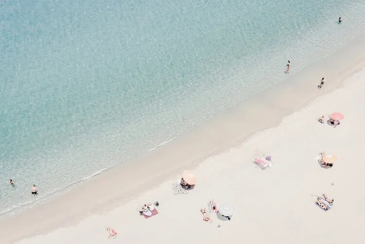 Fotografie Aerial beach view, Photolovers