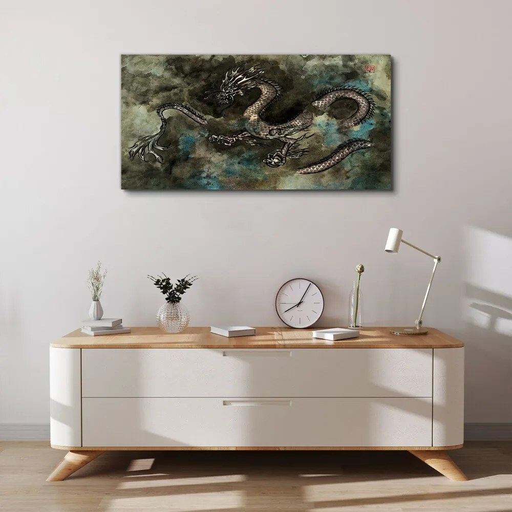 Tablou canvas dragon fantezie asiatic