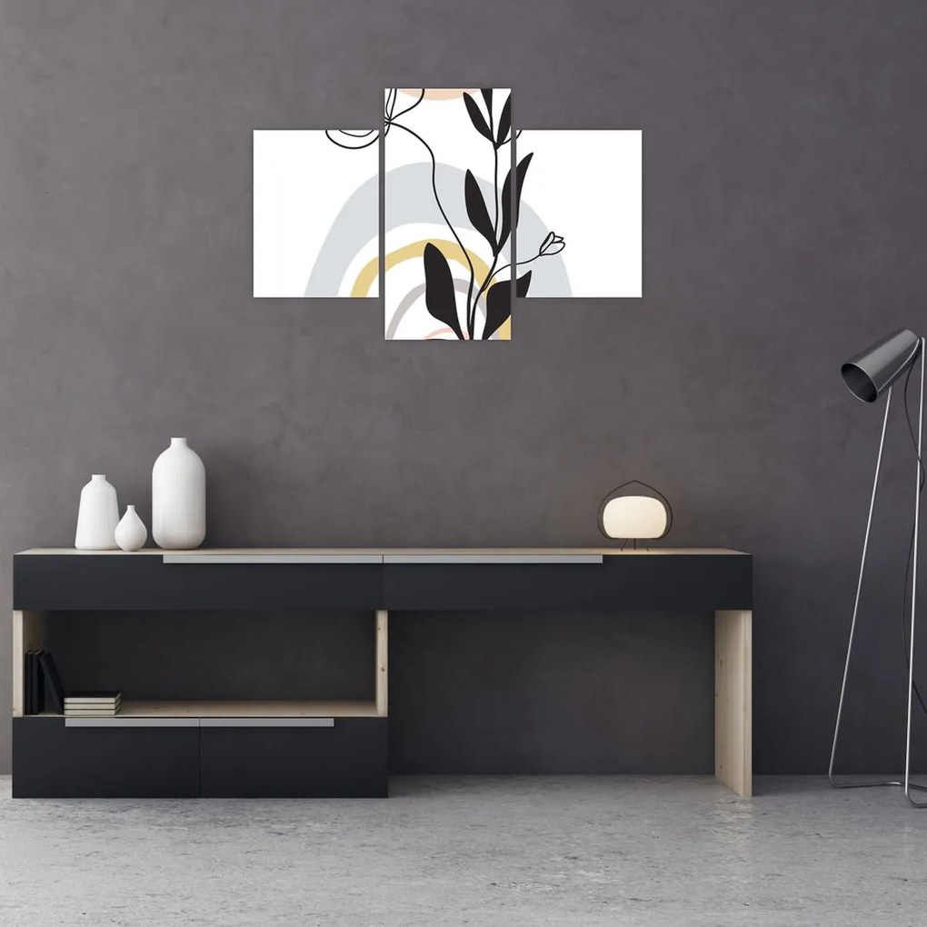 Tablou - Flori într-o vază N⁰1 (90x60 cm)