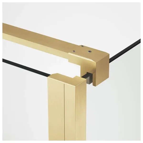 Paravan de dus tip Walk-in auriu periat SanSwiss Easy STR4P 80x200 cm