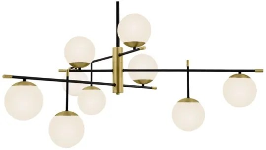 Lustră pe tijă Maytoni MOD048PL-09G NOSTALGIA 9xE14/40W/230V