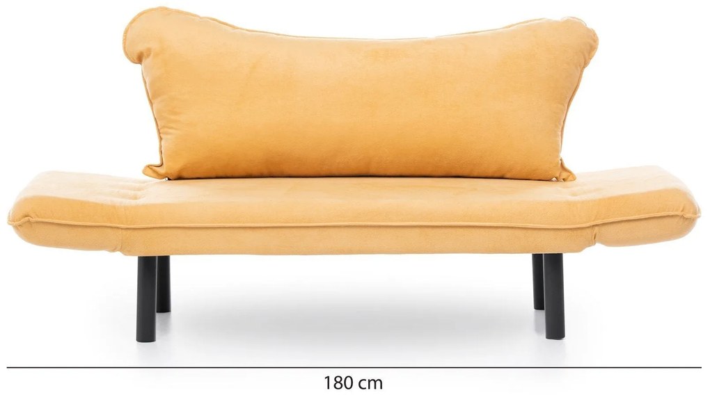 Canapea extensibila cu 2 Locuri Lisbon, 150 x 80 x 65 cm