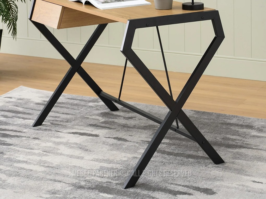 Masă PC Desiguo (stejar + negru). 1109746