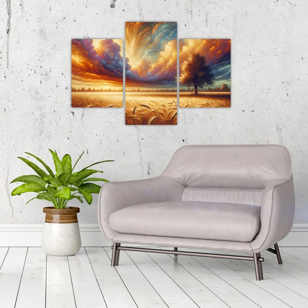 Tablou – Arbore pe câmp (90x60 cm)