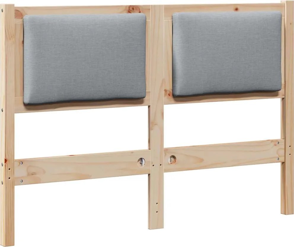 vidaXL Tăblie cap Altele Maro 135 cm Lemn masiv de pin